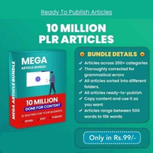 10 Million Pre Written Articles Bundle