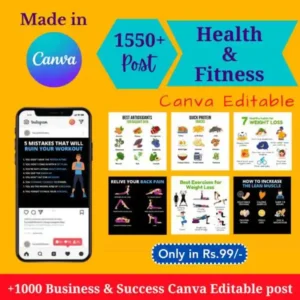 1550+ Canva editable Health & Fitness Infographics