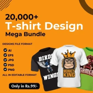 20,000+ T-shirt Design Mega Bundle
