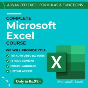 Microsoft Excel Advanced Excel Formulas And Functions